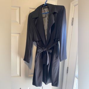 Zara Navy Trench Coat